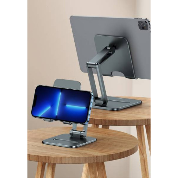 Baseus Desktop Biaxial Foldable | Uchwyt biurkowy stojak podstawka do telefonów do 7"