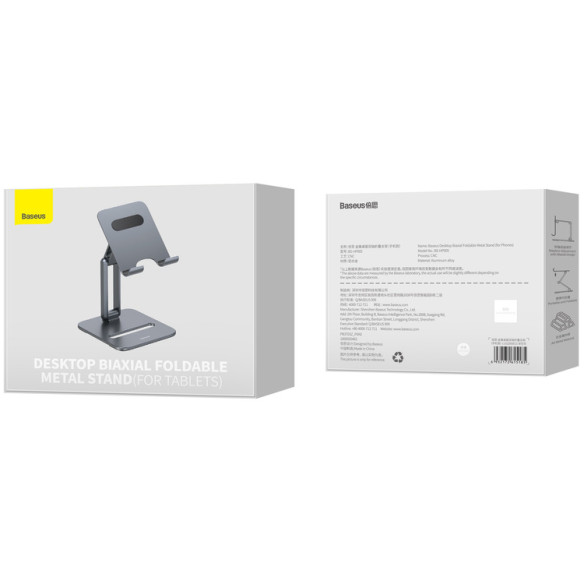 Baseus Desktop Biaxial Foldable | Uchwyt biurkowy stojak podstawka do telefonów do 7"