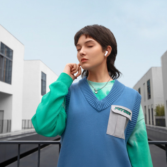 Baseus Bowie M2+ | Słuchawki bezprzewodowe Bluetooth 5.2 etui Qi ANC SBC