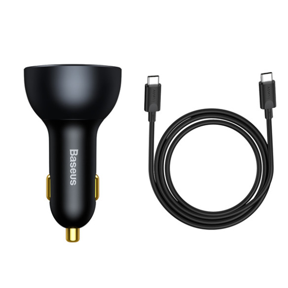 Baseus Qualcomm® Quick Charge™ 5 | Ładowarka samochodowa 2xUSB-C + USB 160W Qualcomm Quick Charge 5.0 PD 3.0 