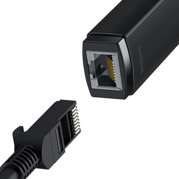 Baseus Lite Series | Karta sieciowa adapter USB-C - Gigabit Lan RJ45 1000Mb