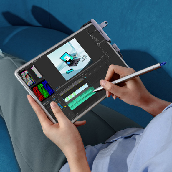 Baseus PadJoy 4-Port | HUB Adapter Type-C 4w1 HDMI 4K USB 3.0 Type-C Mini Jack 3.5mm 100W