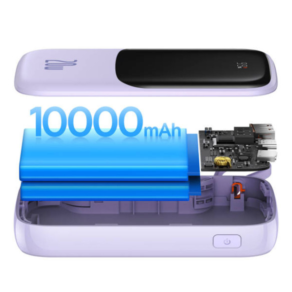 Baseus Qpow Pro | Power Bank 10000mAh PD 20W QC 3.0 z kablem Lightning (do iPhone)