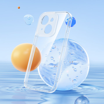 Baseus Illusion Case |  Zestaw Etui obudowa case ze szkłem hartowanym i protektorami aparatu do iPhone 14 Plus 6.7''