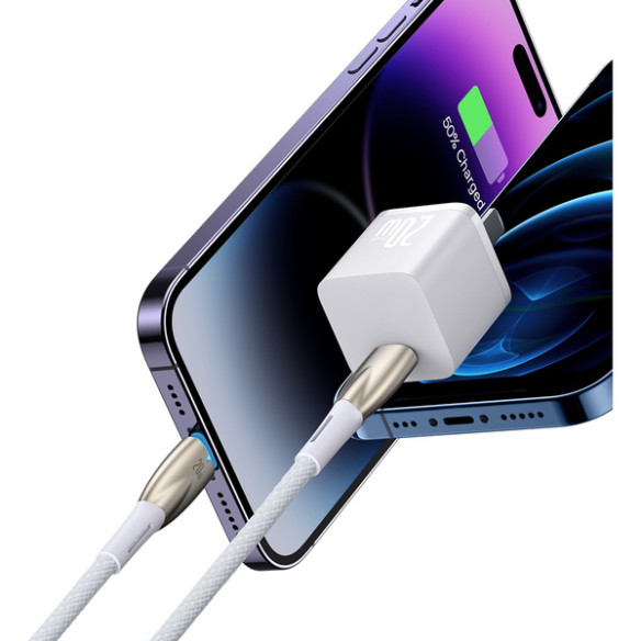 Baseus Glimmer Series | Kabel USB-C - Lightning do iPhone Power Delivery 20W 1m