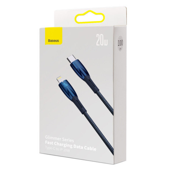 Baseus Glimmer Series | Kabel USB-C - Lightning do iPhone Power Delivery 20W 1m