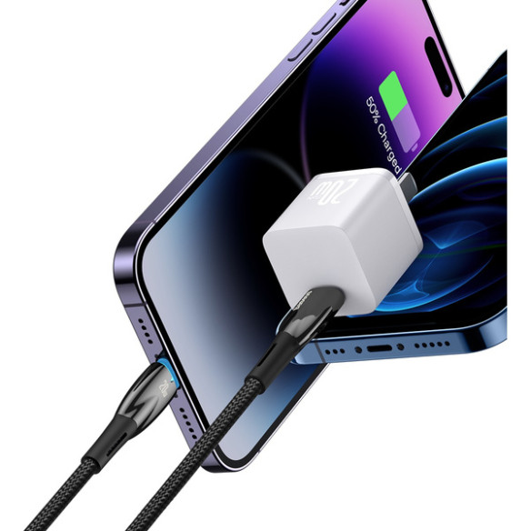 Baseus Glimmer Series | Kabel USB-C - Lightning do iPhone Power Delivery 20W 2m