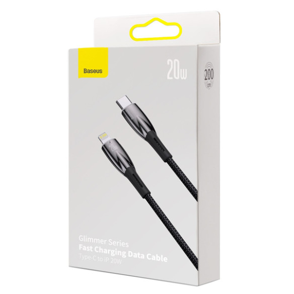 Baseus Glimmer Series | Kabel USB-C - Lightning do iPhone Power Delivery 20W 2m