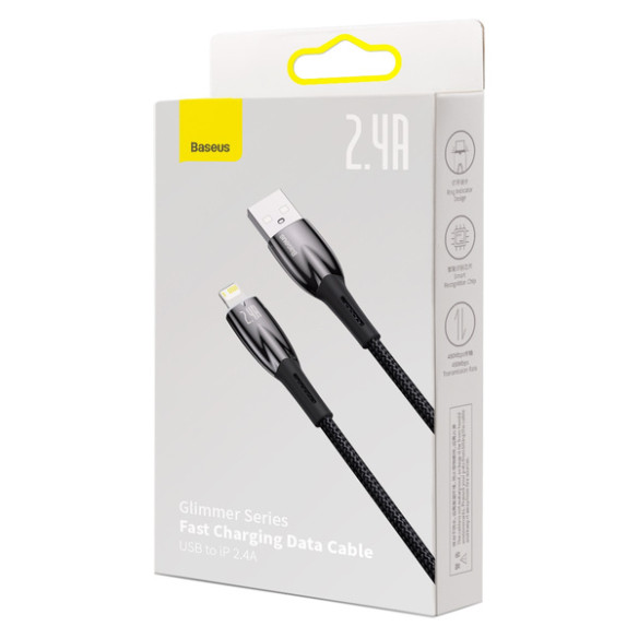 Baseus Glimmer Series | Kabel USB - Lightning do Apple iPhone iPad AirPods 1m 2.4A