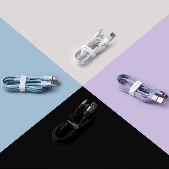 Baseus StarSpeed 1-for-3 | Kabel 3w1 USB - Micro Lightning USB-C 1.2m 3.5A