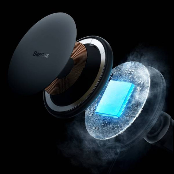 Baseus CW01 3w1 | Uchwyt samochodowy z ładowaniem indukcyjnym MagSafe do iPhone 15W + ładowarka samochodowa Type-C 25W