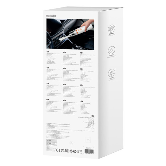 Baseus A2 Pro | Bezprzewodowy odkurzacz ręczny samochodowy 6000Pa