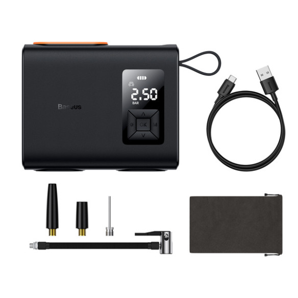 Baseus Mega EnergyPump | Kompresor sprężarka pompka do opon samochodowych 6000mAh