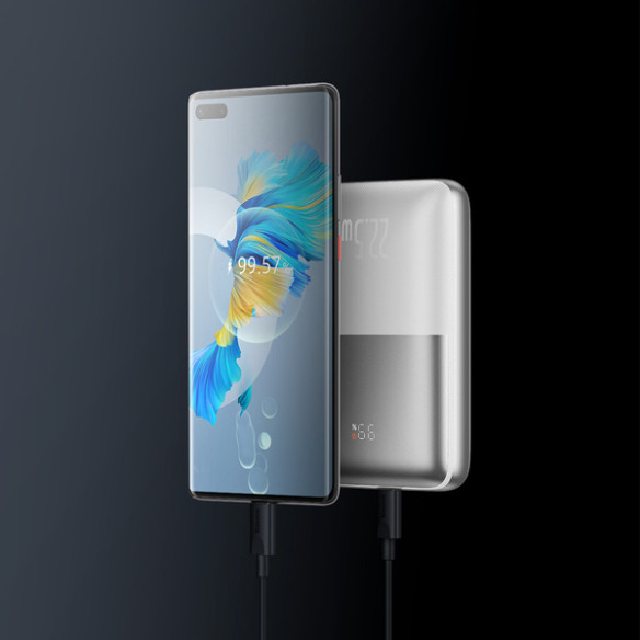 Baseus Bipow Pro | Power Bank 20000mAh 22.5W z kablem USB-C PD QC Samsung AFC Overseas Edition