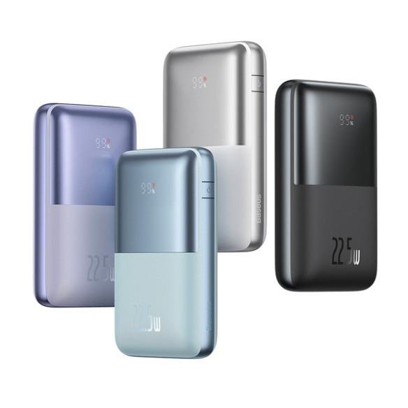 Baseus Bipow Pro | Power Bank 20000mAh 22.5W z kablem USB-C PD QC Samsung AFC Overseas Edition