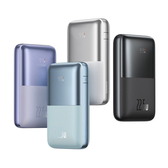 Baseus Bipow Pro | Power Bank 20000mAh 22.5W z kablem USB-C PD QC Samsung AFC Overseas Edition