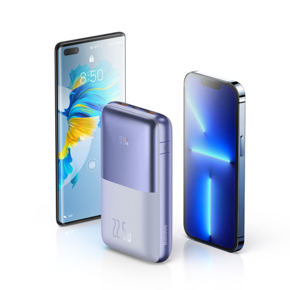 Baseus Bipow Pro | Power Bank 20000mAh 22.5W z kablem USB-C PD QC Samsung AFC Overseas Edition