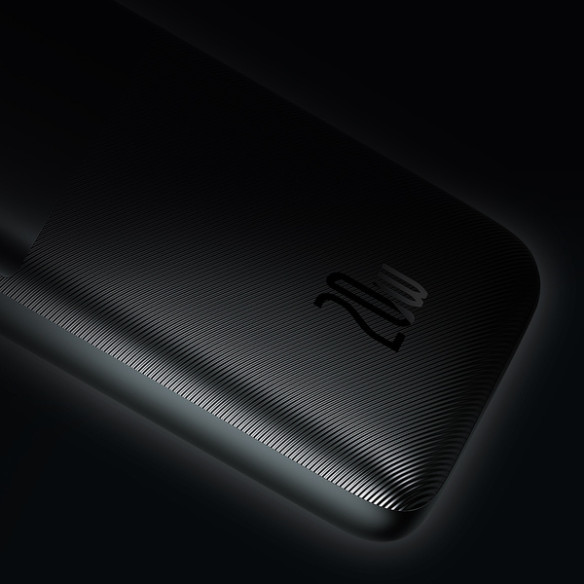 Baseus Bipow Pro | Power Bank 10000mAh 20W z kablem USB-C PD QC Samsung AFC Overseas Edition