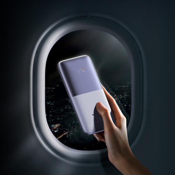 Baseus Bipow Pro | Power Bank 10000mAh 20W z kablem USB-C PD QC Samsung AFC Overseas Edition