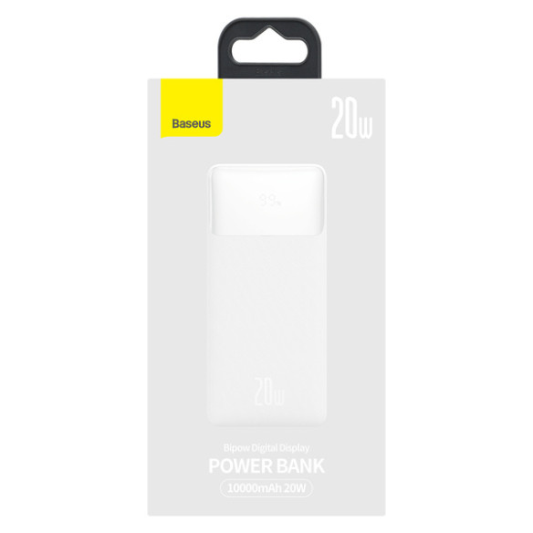 Baseus Bipow Digital Display | Power Bank 10000mAh 20W Power Delivery Quick Charge Overseas Edition