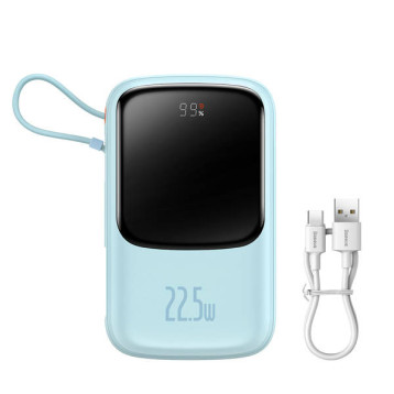 Baseus Qpow Pro | Power Bank 10000mAh PD 22.5W QC3.0 z kablem USB-C