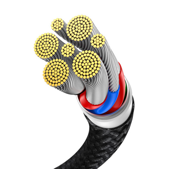 Baseus Flash Series 2 | Kabel 2w1 USB-C - Type-C/Type-C PD 100W 1.5m