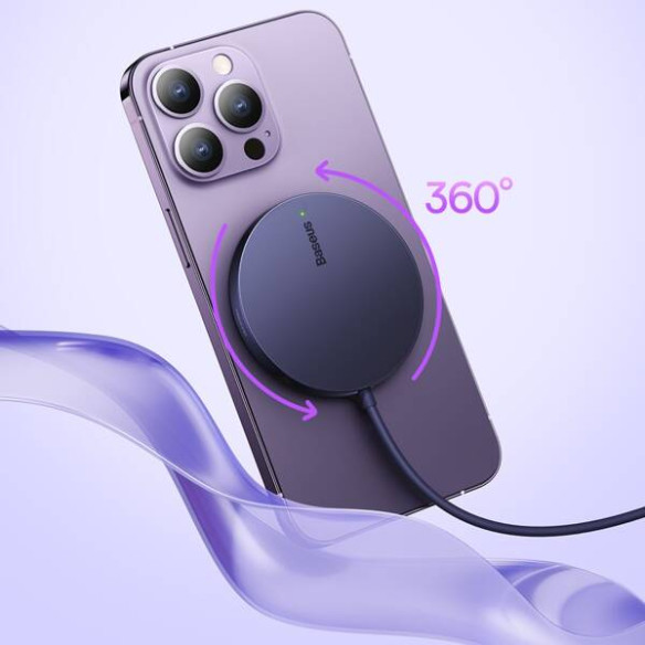 Baseus Simple Mini3 | Ładowarka indukcyjna bezprzewodowa do iPhone MagSafe 15W