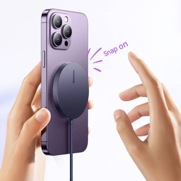 Baseus Simple Mini3 | Ładowarka indukcyjna bezprzewodowa do iPhone MagSafe 15W