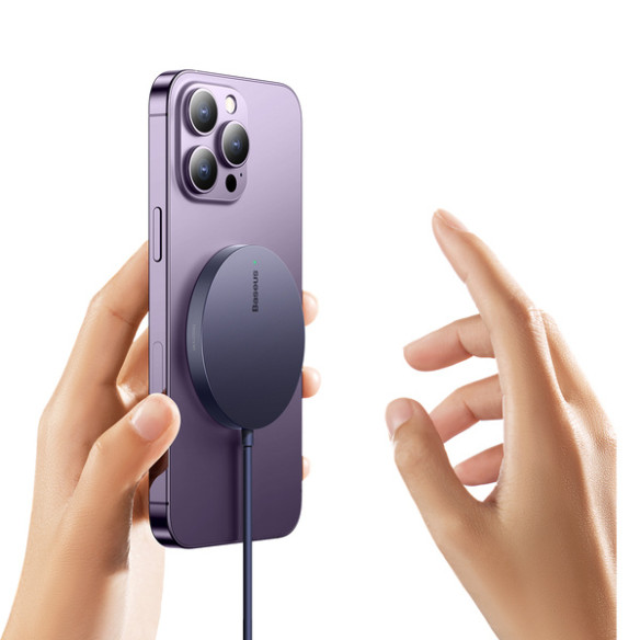 Baseus Simple Mini3 | Ładowarka indukcyjna bezprzewodowa do iPhone MagSafe 15W