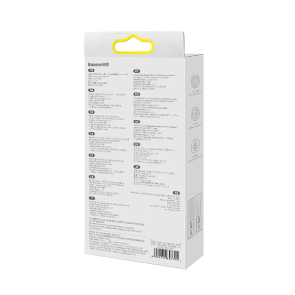 Baseus H17 | Słuchawki douszne Jack 3.5mm z mikrofonem i pilotem