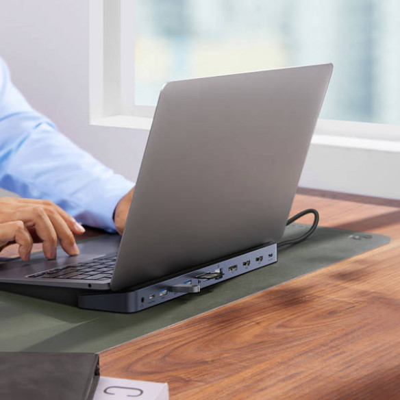 Baseus EliteJoy Gen2 12-Port | Adapter Hub 12w1 USB Type-C Data i PD / 2x HDMI / DP / RJ45 / SD/TF/ USB*3 / Audio do MacBook