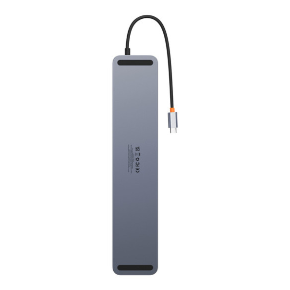 Baseus EliteJoy Gen2 12-Port | Adapter Hub 12w1 USB Type-C Data i PD / 2x HDMI / DP / RJ45 / SD/TF/ USB*3 / Audio do MacBook