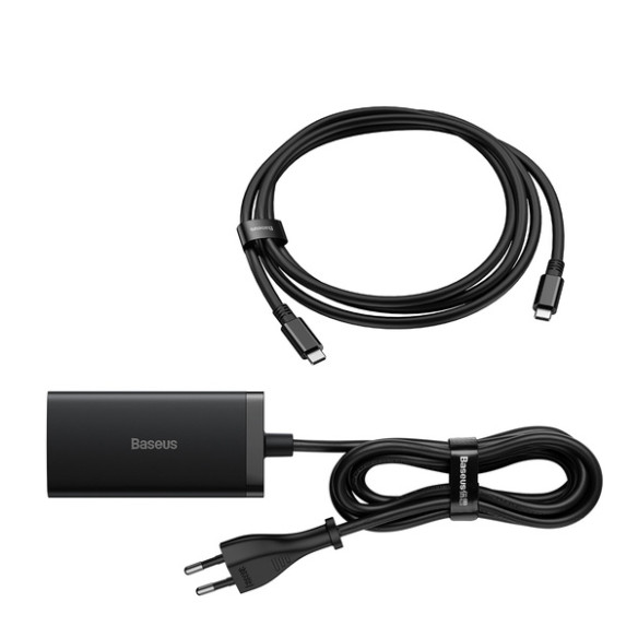 Baseus GAN5 Pro | Ładowarka sieciowa zasilacz adapter hub 2x USB-C USB-A PD HDMI 4K 67W