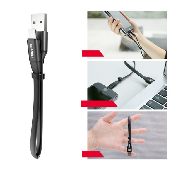 Baseus Nimble Portable 2-in-1 | Kabel 2w1 USB Lightning iPhone 2A 23cm