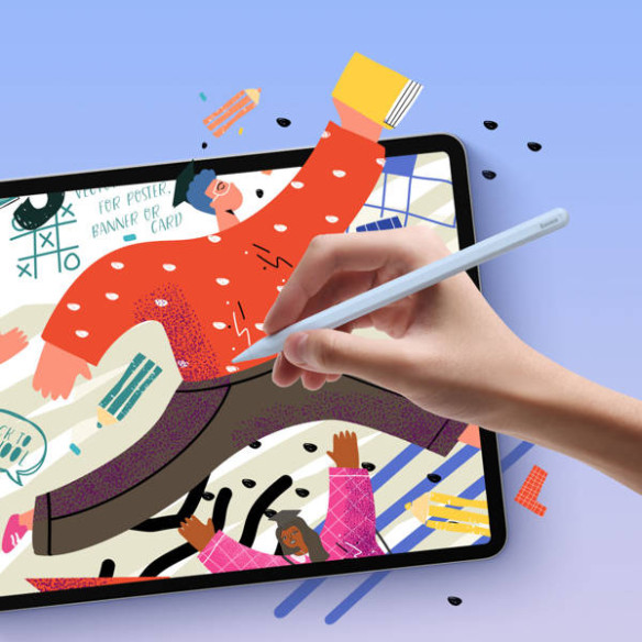 Baseus Smooth Writing 2 | Rysik aktywny Stylus Pen do Apple iPad z ładowaniem bezprzewodowym