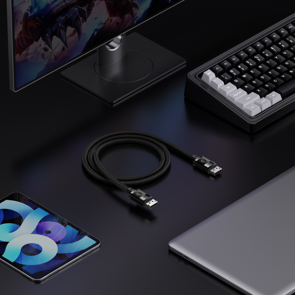 Baseus High Definition | Kabel przewód Display Port DP- Display Port DP 8K60Hz FULL HD HDR 1.5m