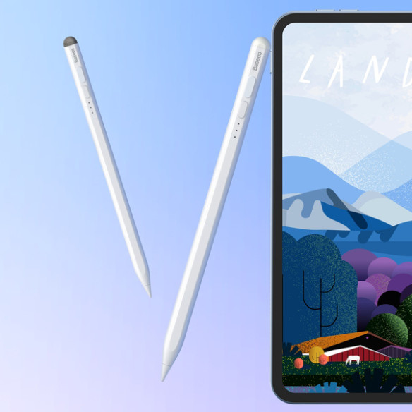 Baseus Smooth Writing 2 | Rysik pojemnościowy aktywny / pasywny Stylus Pen do Apple iPad z wskaźnikami ładowania LED