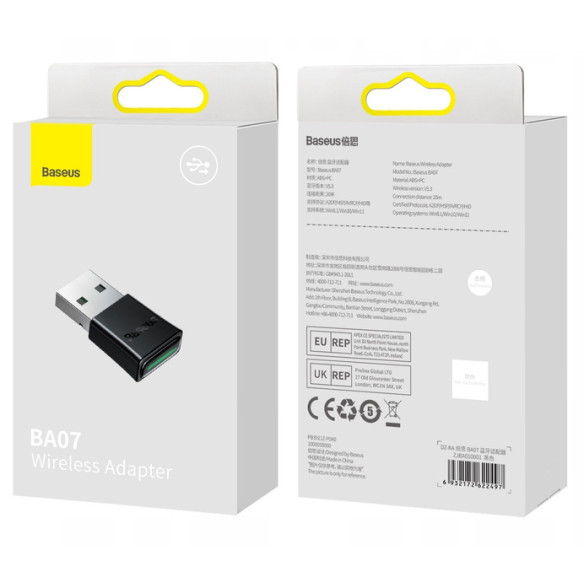 Baseus BA07 | Adapter USB odbiornik Bluetooth 5.3