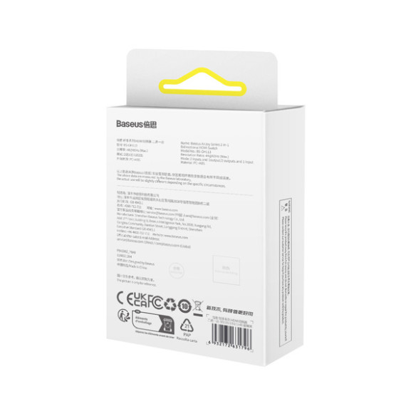 Baseus AirJoy 2-in-1 | Switch dwukierunkowy rozdzielacz HDMI Full HD 4K