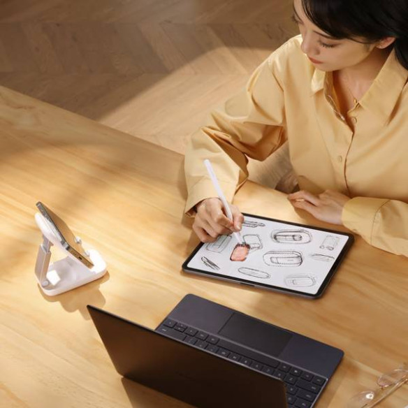 Baseus Seashell | Uchwyt biurowy podstawka stojak składany przenośny do telefonów do 7"