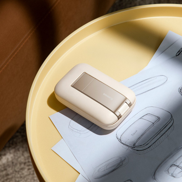 Baseus Seashell | Uchwyt biurowy podstawka stojak składany przenośny z lusterkiem do telefonów do 7"