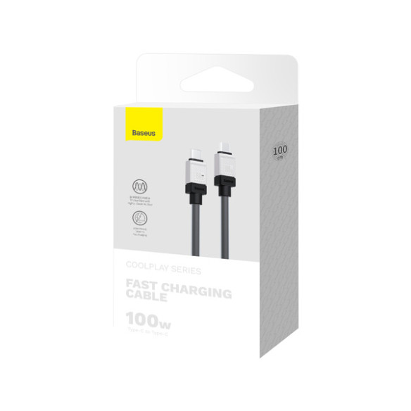 Baseus CoolPlay Series | Kabel USB-C Type-C Power Delivery 100W 2m