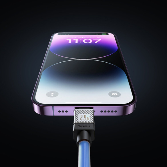 Baseus CoolPlay Series | Kabel USB - Lightning do Apple iPhone iPad AirPods 1m 2.4A