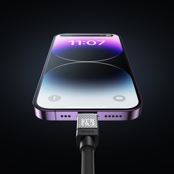 Baseus CoolPlay Series | Kabel USB - Lightning do Apple iPhone iPad AirPods 2m 2.4A