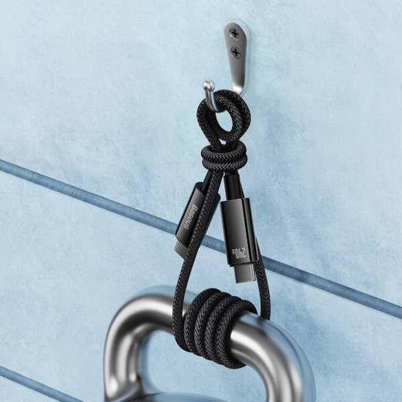 Baseus Tungsten Gold | Kabel Type-C USB-C 240W Power Delivery Samsung AFC Huawei SCP Quick Charge 1m