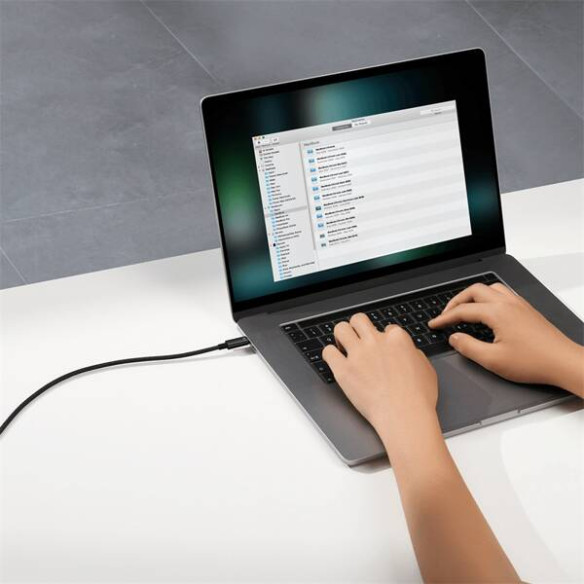 Baseus Tungsten Gold | Kabel Type-C USB-C 240W Power Delivery Samsung AFC Huawei SCP Quick Charge 2m