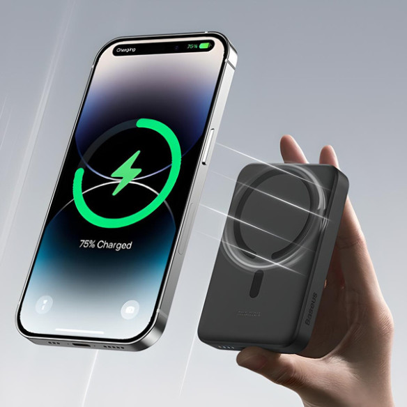 Baseus Magnetic Mini | Power Bank 10000mAh 30W z Szybkim Ładowaniem i MagSafe