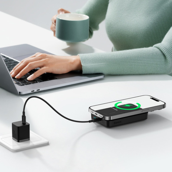 Baseus Magnetic Mini | Power Bank 10000mAh 30W z Szybkim Ładowaniem i MagSafe