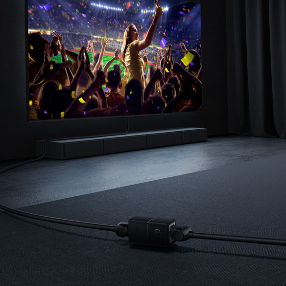 Baseus AirJoy | Łącznik kabli przedłużacz beczka LAN RJ45 1szt