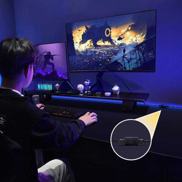 Baseus AirJoy | Łącznik kabli przedłużacz beczka LAN RJ45 1szt